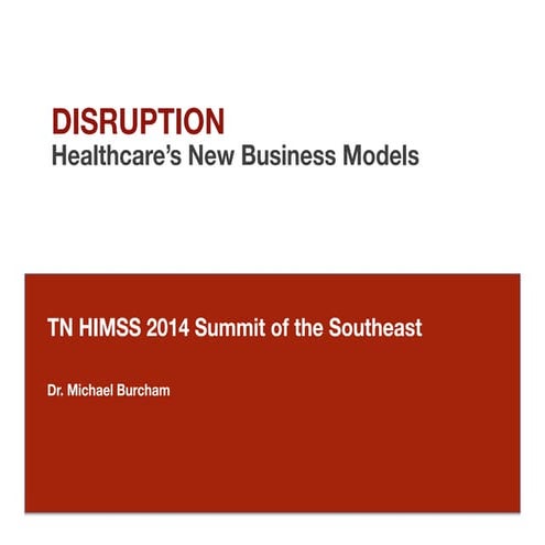Presentation to HIMSS Summit of the Southeast 09.17.14