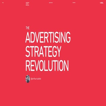 Advertising Strategy Revolution - EN