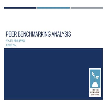 SSC Peer Benchmarking Analysis - Athletic Wear Brands