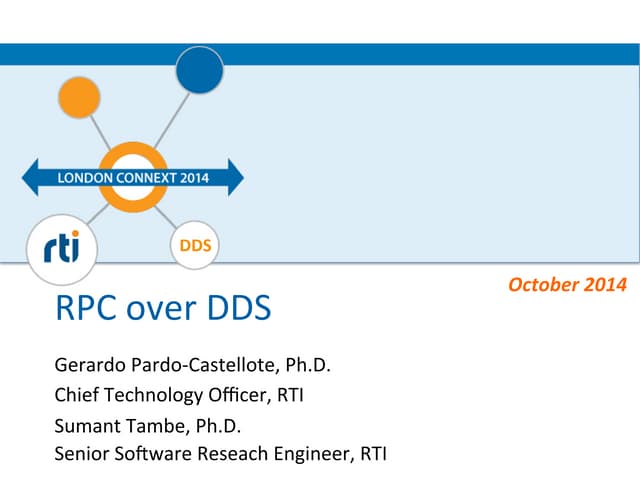 RPC Over DDS