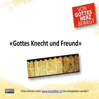 Jesaja - Gottes Knecht und Freund
