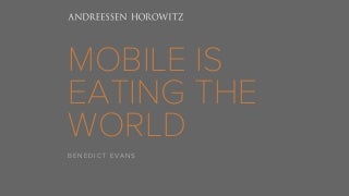 Mobile Is Eating the World