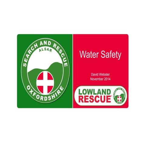 OxSAR Water Safety - Nov 2014