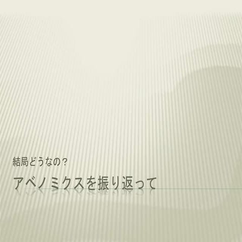 20141124 日本の状況