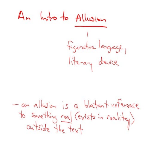 A-Lose-ion Yourself: A Introduction to the LIterary Device