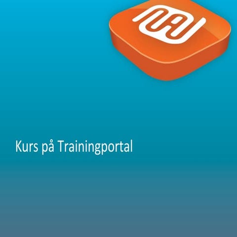 2014 11 brukerforum nye kurs på trainingportal
