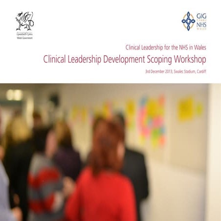 Clinical Leadership for the NHS in Wales: Clinical Leadership Development Sco...