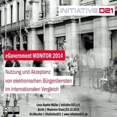 Vorstellung des eGovernment MONITOR auf der Messe Moderner Staat