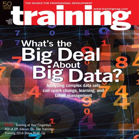 [Trainingmag 2014/3-4] What's the Big Deal about Big Data?