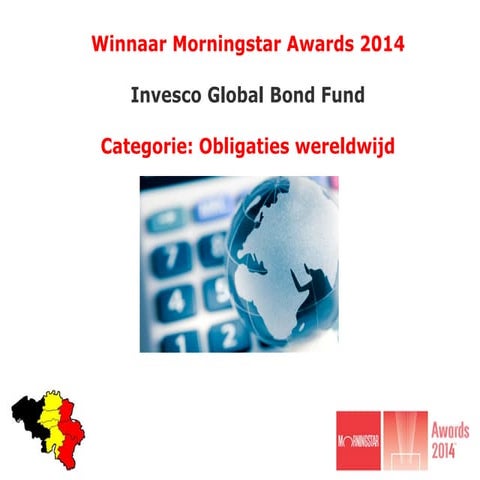 Winnaar Morningstar Awards 2014 categorie obligaties wereldwijd