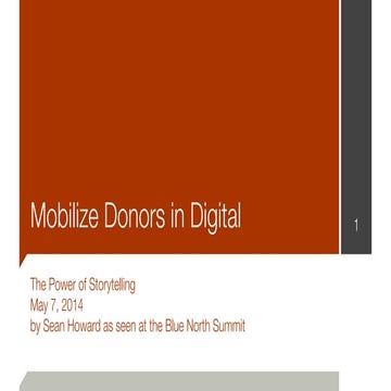Mobilize Donors in Digital