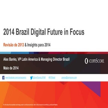 A internet no Brasil.