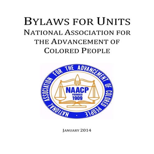 NAACP BYLAWS 