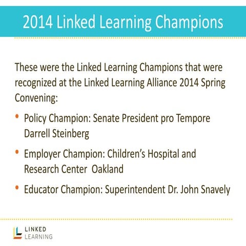 2014 champion awards