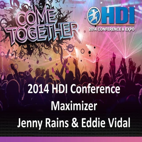 2014 HDI Conference Maximizer