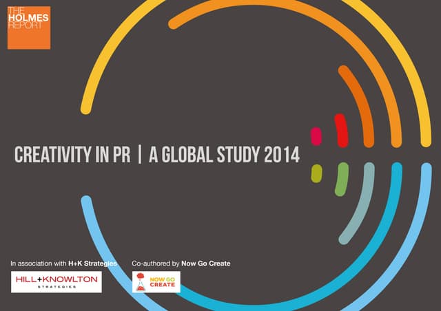 2014 Creativity In PR Study