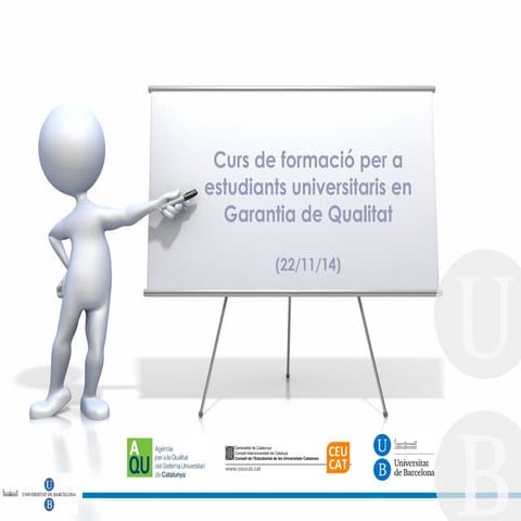 Curs Qualitat Universitària CEUCAT 2014 Ernest Pons