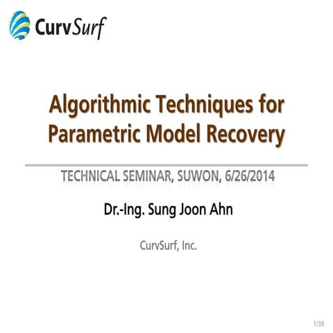 Algorithmic Techniques for Parametric Model Recovery
