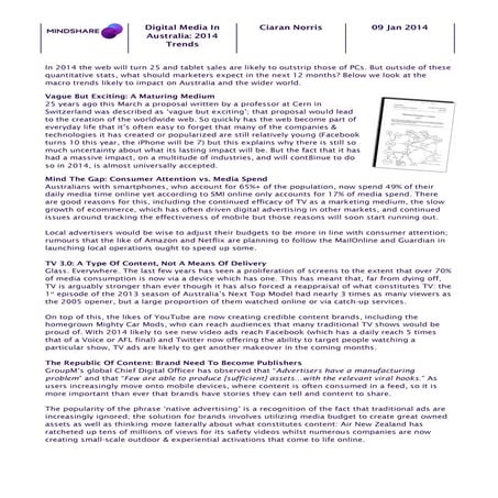 Mindshare POV: Digital Trends 2014