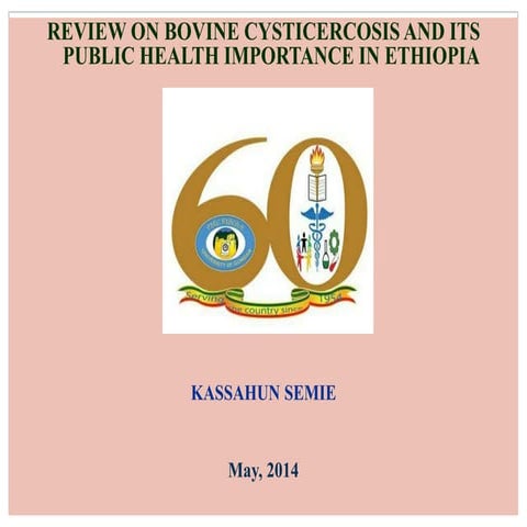 Bovine Cysticercosis and Its Public Health Importance in Ethiopia