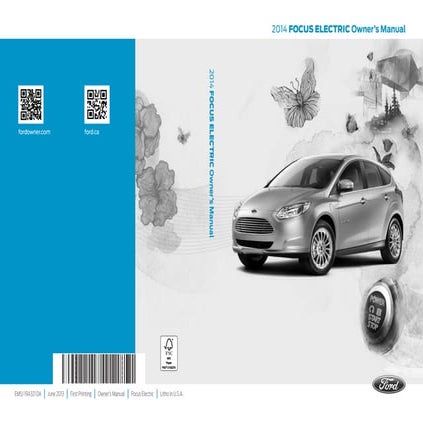 2014 FORD FOCUS SE OWNERS MANUAL PDF visual data 6