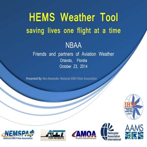 Helicopter EMS Weather Tool