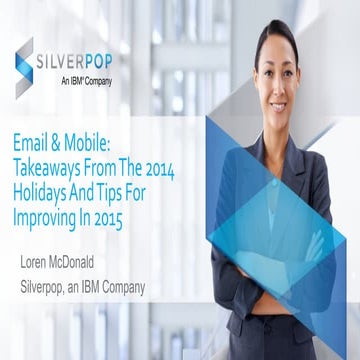 2014 holiday online shopping mobile trends silverpop