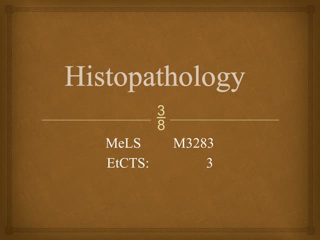 HistoPATHOLOGY | PPTX