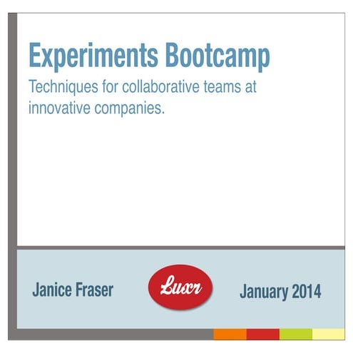 2014 iGap - assumptions and experiments