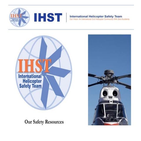 IHST Safety Resources for Helicopter Pilots and Operators