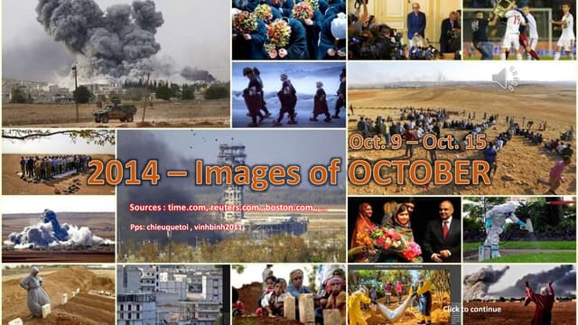 2014 – Images of OCTOBER -  Oct 9 - Oct 15