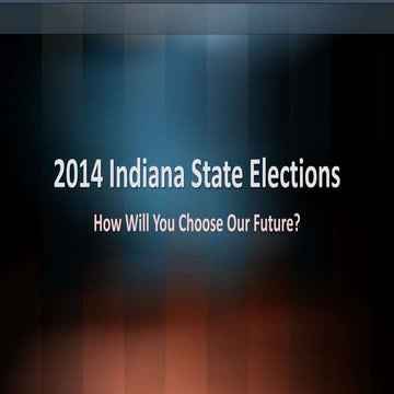 2014 Indiana State Elections
