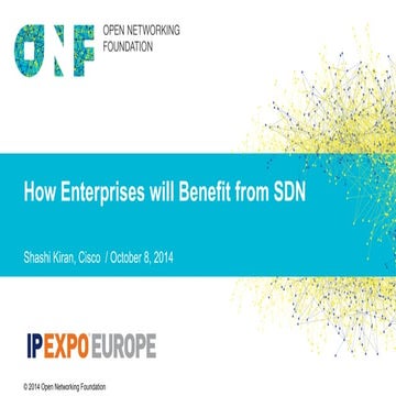 How Enterprises will Benefit from SDN 