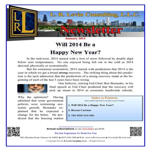 2014 januarynewsletter