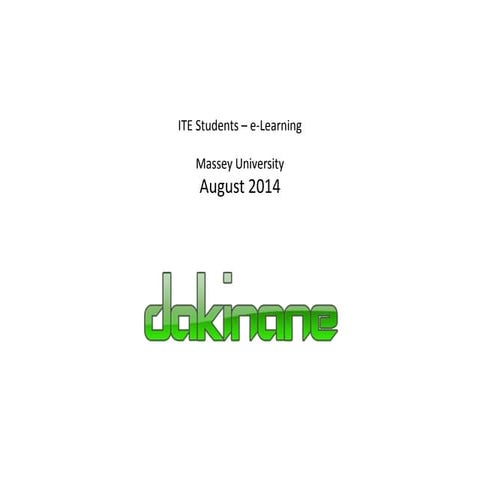 2014 massey university_ite_students_Lecture