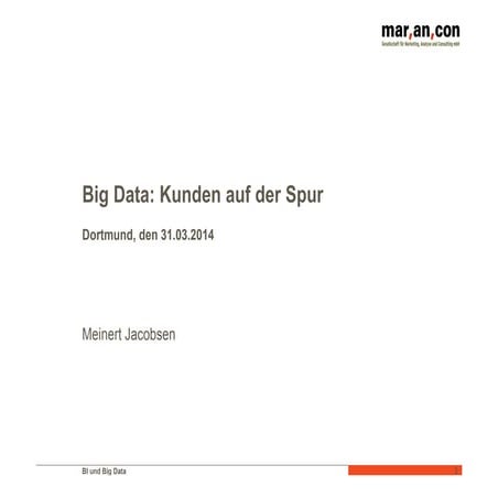 Big Data: Kunden auf der Spur