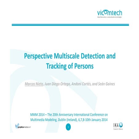 Perspective Multiscale Detection and Tracking of Persons