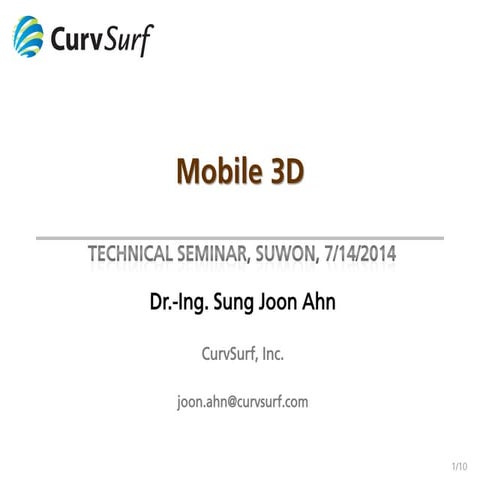 Mobile 3-D