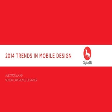 Mobile UX Trends - Digitas