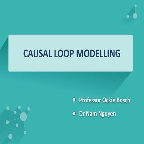 Module 2 Causal loop modelling