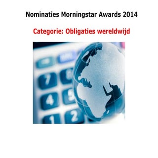Nominaties Morningstar Awards 2014....