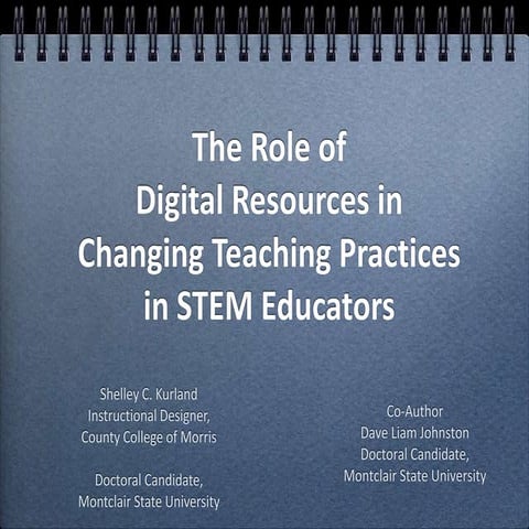 Ignite! Presentation: Role of Digital Resources in Changing Teacher Practice ...