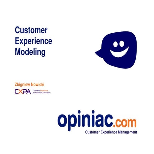 customer experience evaluation and modeling - opiniac