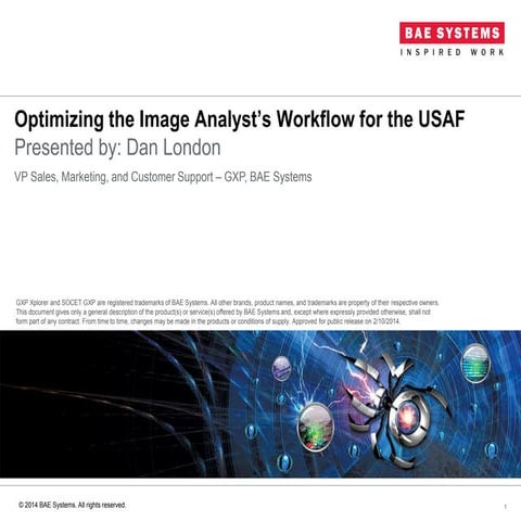 Optimizing the image analyst's workflow for the United States Air Force