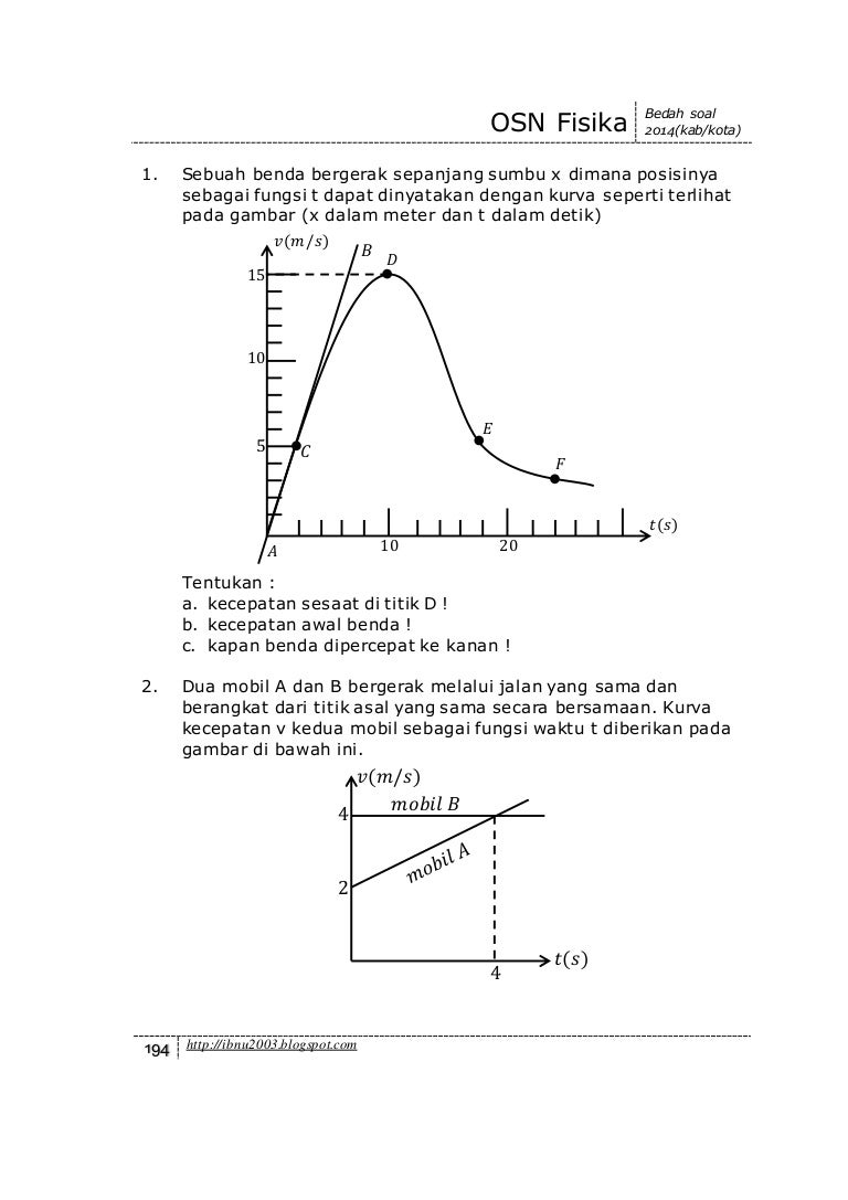 2014 Osnk Fisika Soal