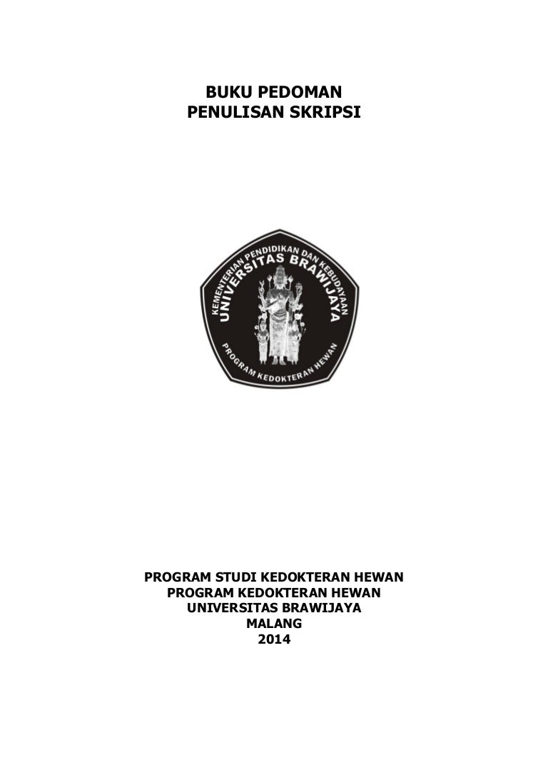 Pedoman Penulisan Skripsi Kedokteran Hewan