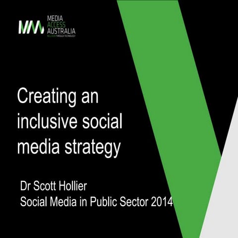 Creating an inclusive social media strategy
