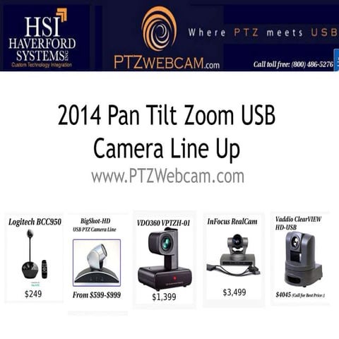 PUS-U210 10X 72°Horizontal Economical USB Camera for Conferencing ...