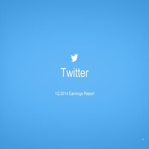Twitter 1Q14 Financials