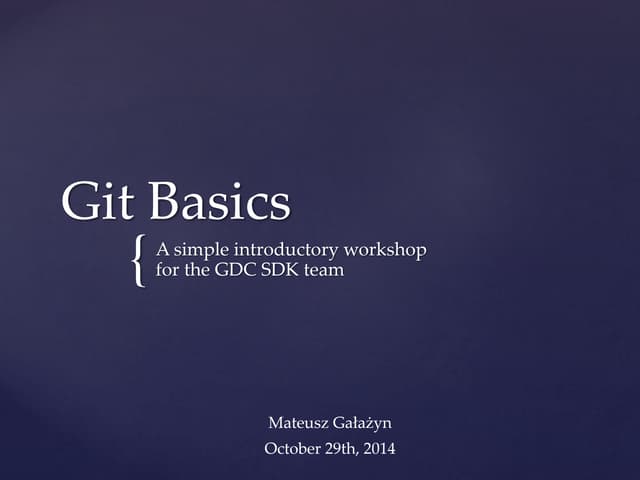 Git workshop